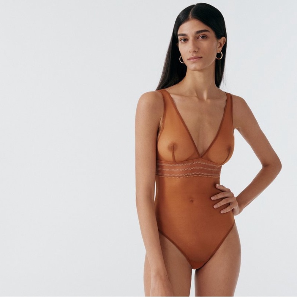 ELSE Bare Soft Cup bodysuit NWT